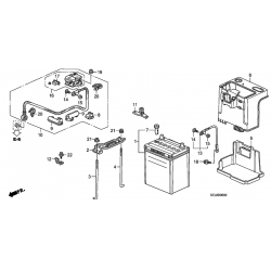 Honda City Battery Plate